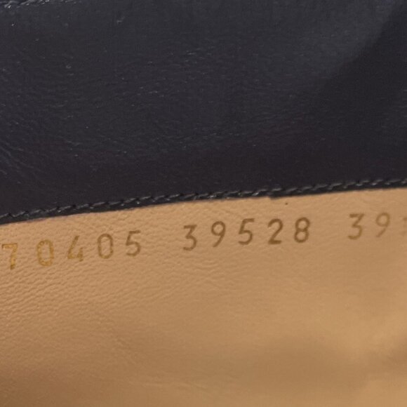 Gianvito Rossi Brandy High Heel Ankle Boots Royal Blue Velvet - Picture 9 of 12